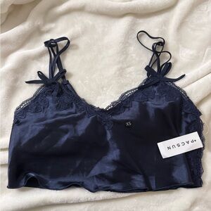 PacSun Midnight Blue Lace Camisole